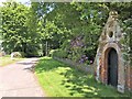 Arched door to the Old Rectory, Wolferton in PE31 6HE