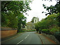 Folville Street, looking to the Church of St Mary, Ashby Folville in LE7 4RA
