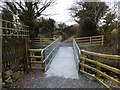 Footbridge on the Slate Valley Path, Rhostryfan in LL54 7NT