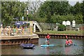 Pedal boarder and canoe by The Boathouse in ME18 5HN