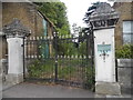 Private entrance to Edmonton Cemetery in EN1 2LY