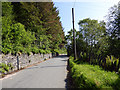 The road from Corris to Aberllefenni in SY20 9RJ