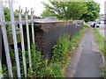 Old Upton Road railway bridge above Upton Station in CH49 6JF