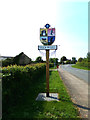 Sizewell Village sign on Sizewell Gap in IP16 4JT