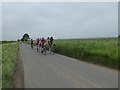 Cyclists near Kelmscott in GL7 3HE