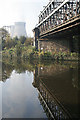 Brotherton Railway Bridge and the River Aire in WF11 9EN