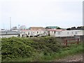 View from a Chester-Holyhead train - Lyons Holiday caravan park in LL18 3TH