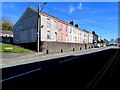 Row of houses above Colby Road, Burry Port in SA16 0SL