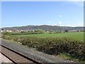 View from a Chester-Holyhead train - Fields near Prestatyn in LL19 7YS