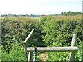 Overgrown stile [1] in SN11 0PX