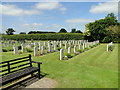 War and MoD Graves in Coningsby cemetery in Coningsby and Tattershall