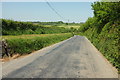 Road past Winswell Fishing Lakes in EX38 8QB