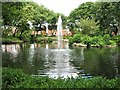 Fountain, Rock and Water Garden, Ashton Gardens, St Annes in FY8 2TX