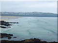Fistral Bay from Towan Head in TR7 1HY