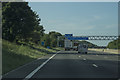 Approaching a turnoff on the M1 in S44 5NW