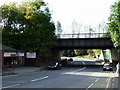 Railway bridge at Clarence Drive in G11 7QQ