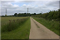 Road/bridleway towards Lowfield Farm in SG19 2DE