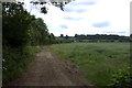 Path towards Everton from Greensands Ridge Way in SG19 2JT