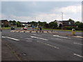 Roundabout at Peel Park in G75 8XY