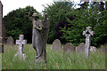 Churchyard angel, St Mary the Virgin, Everton in SG19 2LD