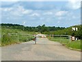 The way into East Leake Quarry in Rempstone