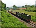 'Raveningham Hall' approaches Crowcombe Heathfield in TA4 4PA