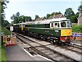 D6566 and D6575 'double head' a train at Crowcombe Heathfield in TA4 4BU