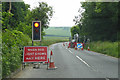 A30 road works, Swallowcliffe in SP3 5PJ
