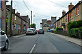 Looking up Wyke Road towards the former brewery in SP8 4NW