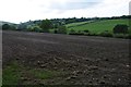 Ploughed field in the Rhiw valley in Dwyriw Community