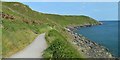The Clifftop path to Langland Bay from Caswell Bay in SA3 3BX
