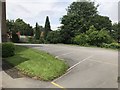 Car park of St Andrew's Church, Westlands in ST5 3PA