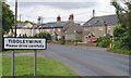 Tiddleywink Sign & Houses on B4039, nr Yatton Keynell, Wiltshire 2016 in SN14 6LU