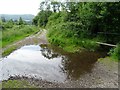 Ford on a track on Castlemorton Common in WR13 6LE
