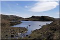 Lochan on moorland below Bulabhall, Harris in HS3 3HT
