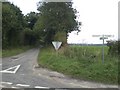 Crossroads between Weasenham St Peter and Great Massingham in PE32 2SX