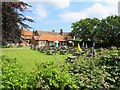 Beer garden and The Village Inn, West Runton, Norfolk in NR27 9LT