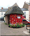 Bradninch: thatched bus shelter in EX5 4NB