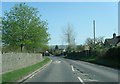 A371 nears Church Road junction, Winscombe in BS25 1JA