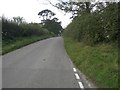 Lane west towards Great Massingham from Weasenham in PE32 2SX