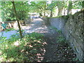 Footpath joining Track from Newhall and Royds House in WF14 8HG