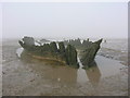 SS Nornen wreck in morning mist in TA8 2QU