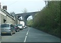 B3136 Waterloo Road at Shepton Mallet viaduct in BA4 4JN