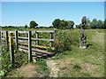 Footbridge on the path to Langford, Henlow in SG17 5HD
