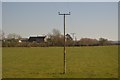 Transmission lines crossing a field in BA4 6AX