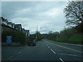 A61 leaving Harrogate at Knox Hill in HG1 3JE