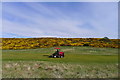 A Toro fairway mower on the Royal Dornoch Golf Course in IV25 3RP