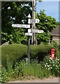SCC Fingerpost at Fulford, Farmers Arms in TA2 8QQ