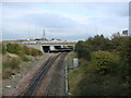 Motorway Bridge over Railway in WF8 2FX