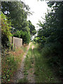 Public footpath, Broad Blunsdon in SN26 7DG